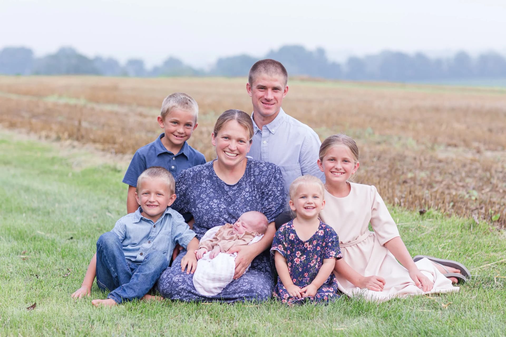 Our family on the farm